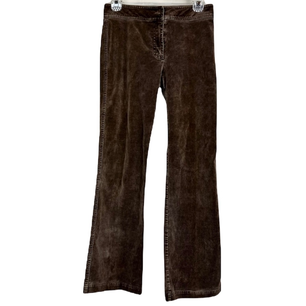 J. CREW 90's Vintage Brown Corduroy Low Rise Bootcut Pants Size 2 Low Rise XS